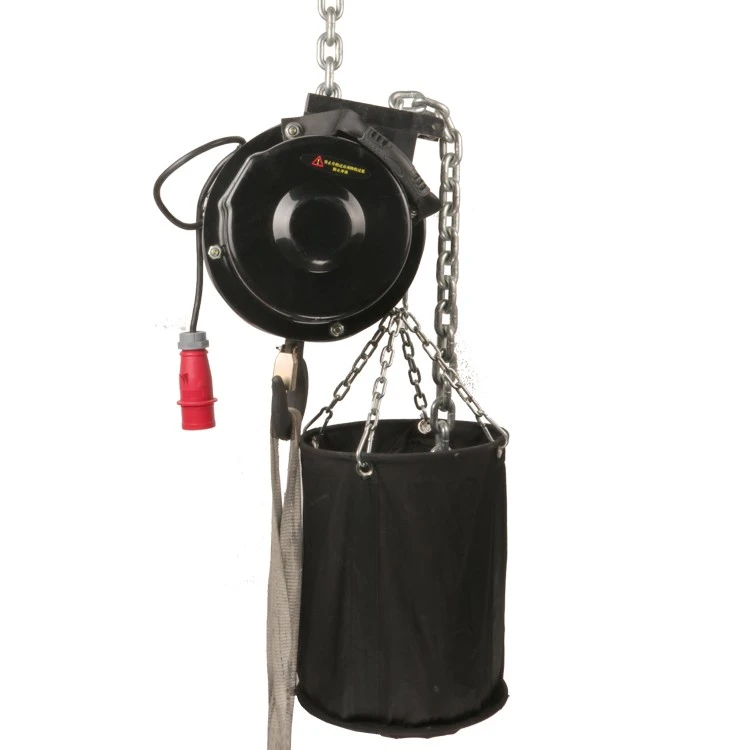 Palan électrique à ferme d'éclairage